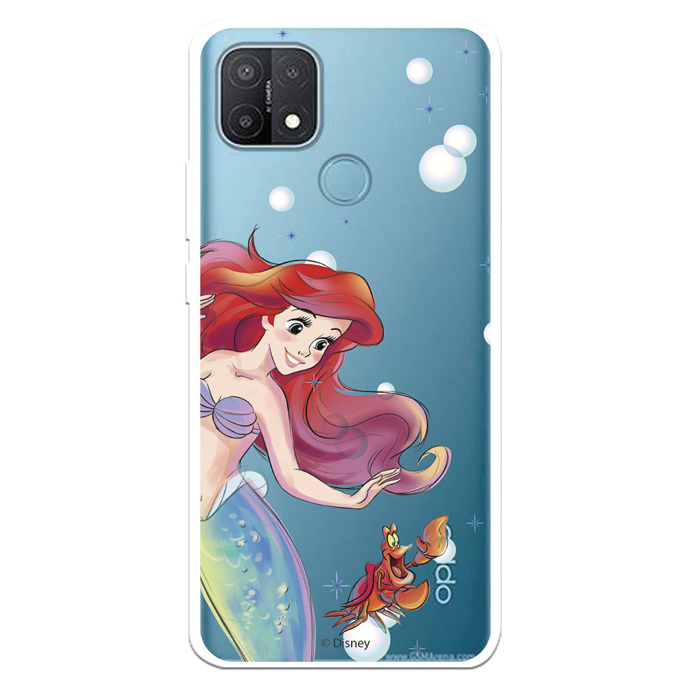 Funda para Xiaomi Redmi Note 10 Pro Oficial de Disney Ariel y Sebastián  Burbujas - La Sirenita