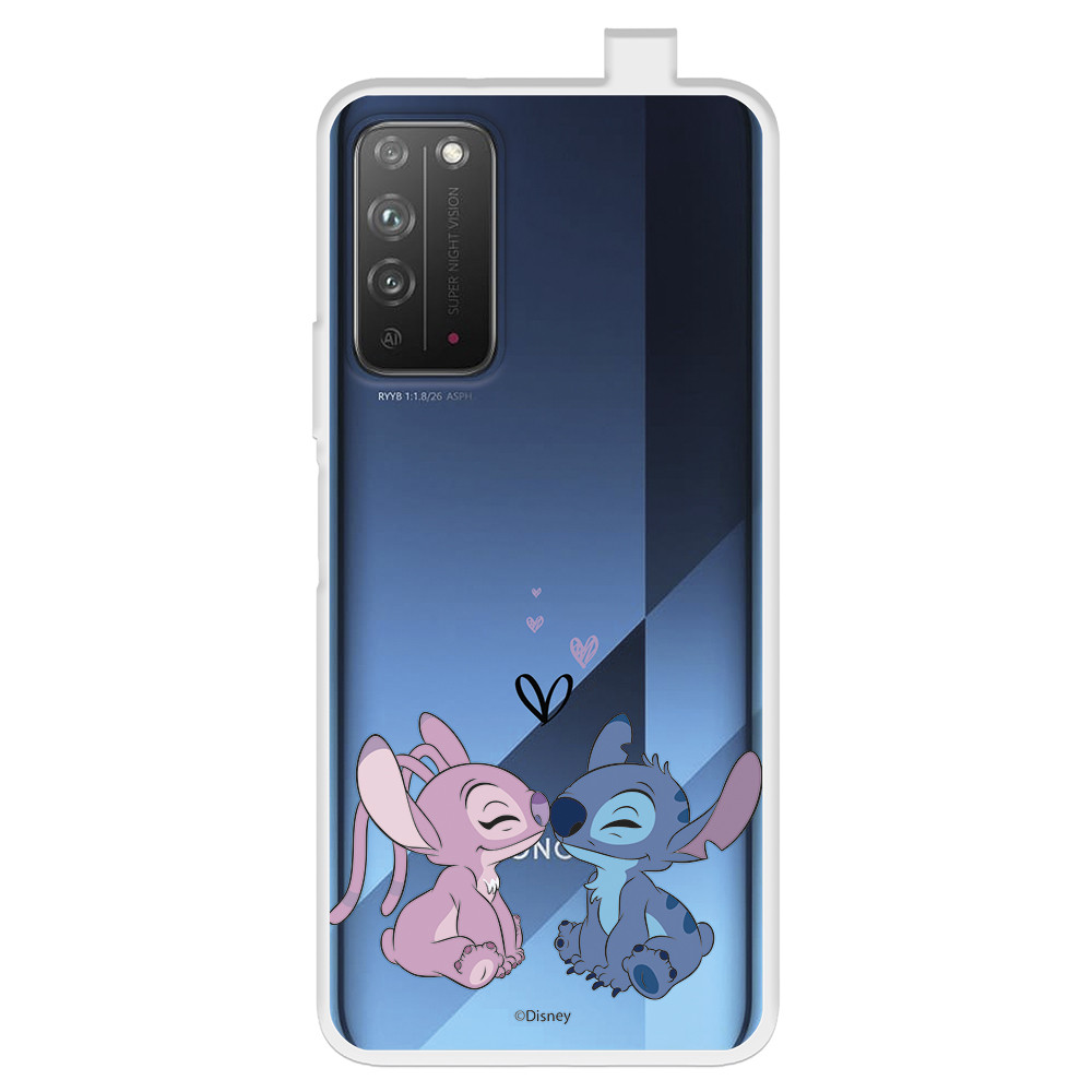 Funda para Samsung Galaxy S21 FE Oficial de Disney Angel & Stitch Beso -  Lilo & Stitch