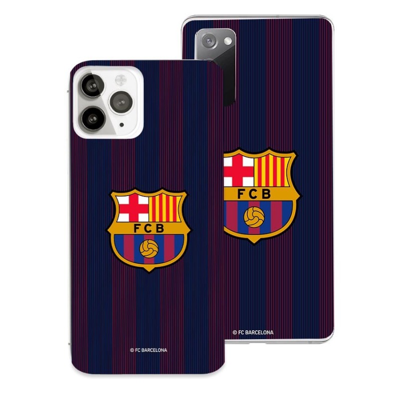 Funda Oficial Barcelona - Fondo Oscuro Rayas Funda Oficial Barcelona - Fondo Oscuro Rayas