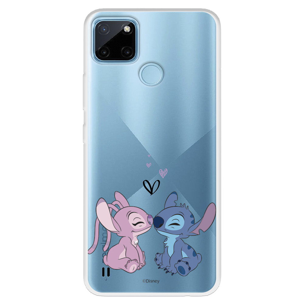 Disney Funda Xiaomi Mi 12 Lite 5G Stitch Azul Lilo & Stitch Transparente