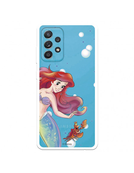 Disney Funda Xiaomi 12 Pro Ariel Y Sebastián Burbujas La Sirenita  Transparente