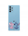 Funda para Samsung Galaxy A32 4G Oficial de Disney Angel & Stitch Beso - Lilo & Stitch