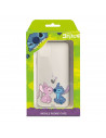 Funda para iPhone 13 Pro Oficial de Disney Angel & Stitch Beso - Lilo & Stitch