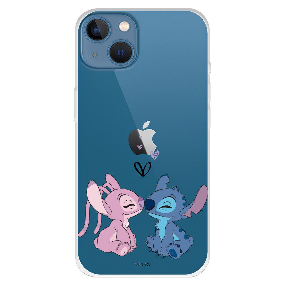 Funda para iPhone 13 Pro Max Oficial de Disney Angel & Stitch Beso - Lilo &  Stitch