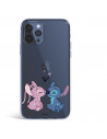 Funda para iPhone 12 Pro Oficial de Disney Angel & Stitch Beso - Lilo & Stitch
