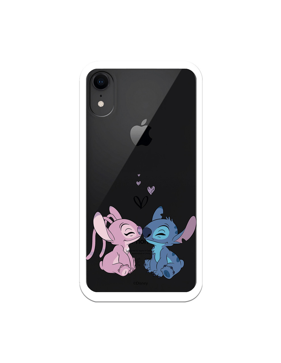 Funda para Oppo Find X5 Lite Oficial de Disney Angel & Stitch Beso - Lilo &  Stitch