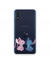 Funda para Samsung Galaxy A01 Oficial de Disney Angel & Stitch Beso - Lilo & Stitch