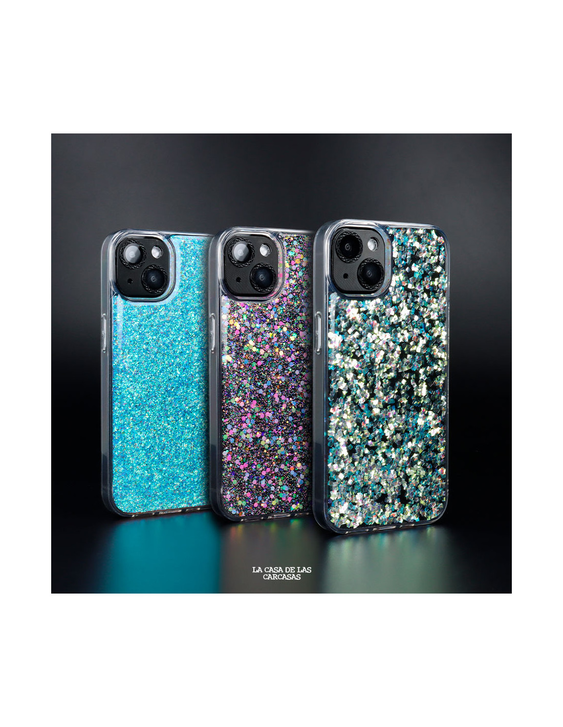 Funda Niza Antigolpes Tpu Brillos Glitter Para iPhone 11