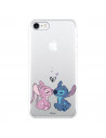 Funda para iPhone SE 2022 Oficial de Disney Angel & Stitch Beso - Lilo & Stitch