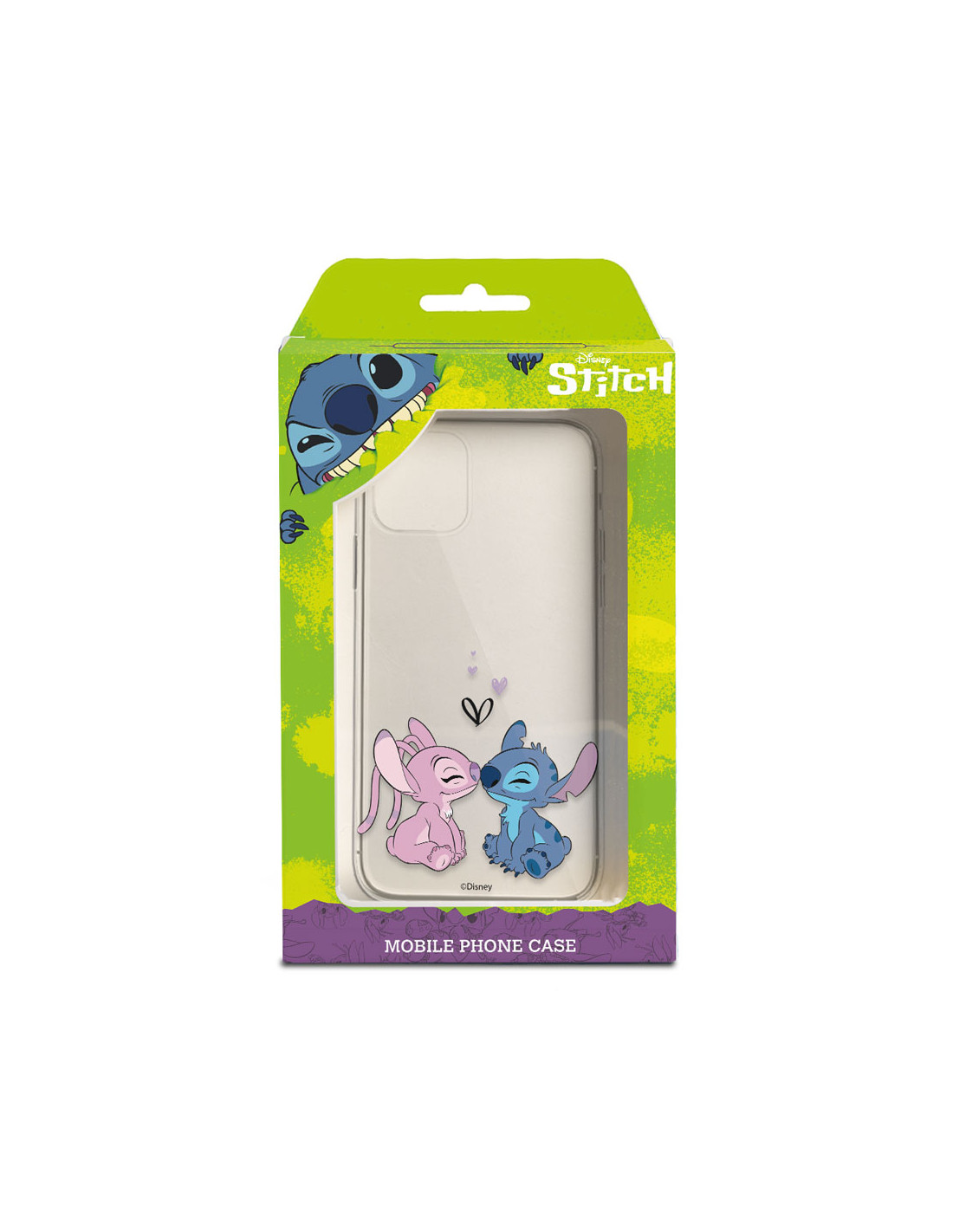 Funda para Oppo Find X5 Lite Oficial de Disney Angel & Stitch Beso - Lilo &  Stitch