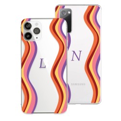 Funda dibujo - Líneas Colores Personalizable