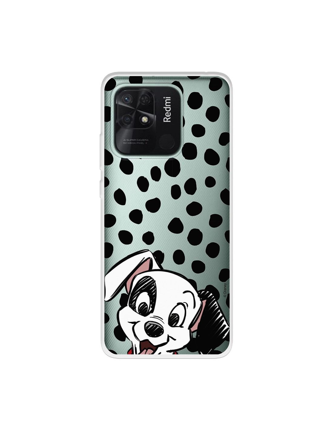 Funda para Xiaomi Redmi 10C Oficial de Disney Cachorro Manchas - 101  Dálmatas