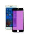 Cristal Templado Completo Anti Blue-Ray Negro para iPhone 8 Plus
