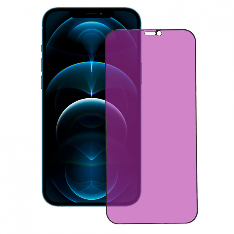 Cristal Templado Completo Anti Blue-Ray Transparente para iPhone 12 Pro Max