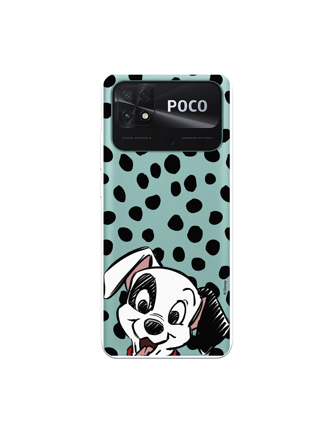 Funda para Xiaomi Redmi 10C Oficial de Disney Cachorro Manchas - 101  Dálmatas