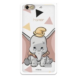 Funda Oficial Disney Dumbo silueta transparente para Honor 4C