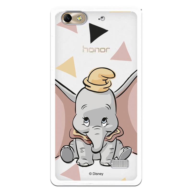 Funda Oficial Disney Dumbo silueta transparente para Honor 4C