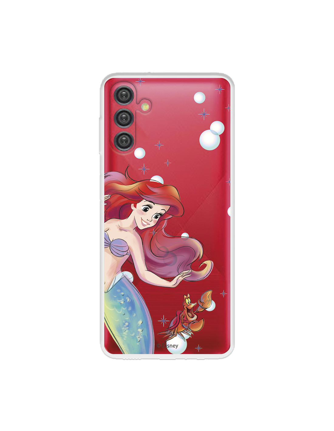 Funda para Xiaomi Redmi Note 11S 4G Oficial de Disney Ariel y Sebastián  Burbujas - La Sirenita