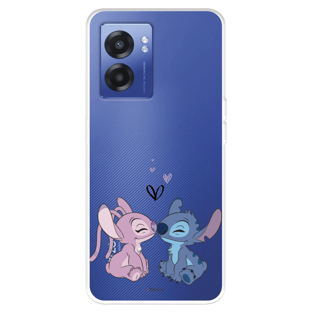 Funda para OnePlus Nord 2T 5G Oficial de Disney Angel & Stitch Beso - Lilo  & Stitch