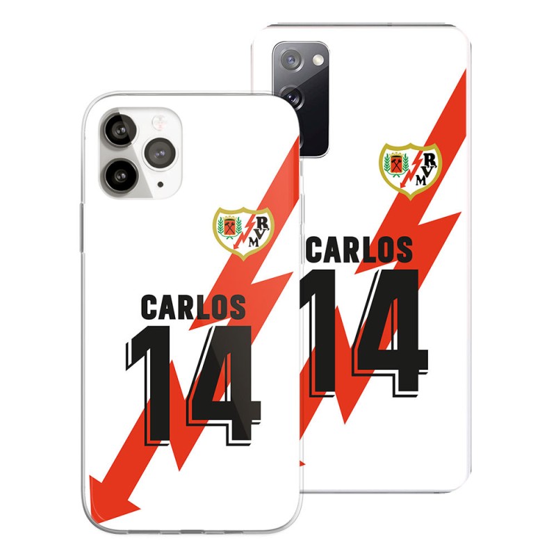 Funda Personalizada Fútbol - Licencia Oficial Rayo Vallecano Funda Personalizada Fútbol - Licencia Oficial Rayo Vallecano