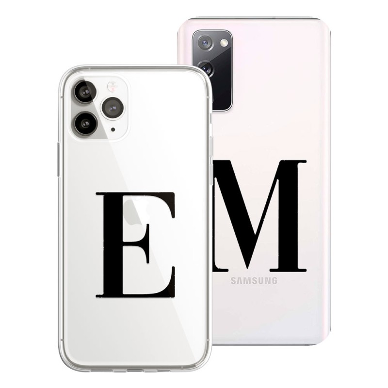 Funda Silicona Inicial Negra - Edición Limitada Funda Silicona Inicial Negra - Edición Limitada