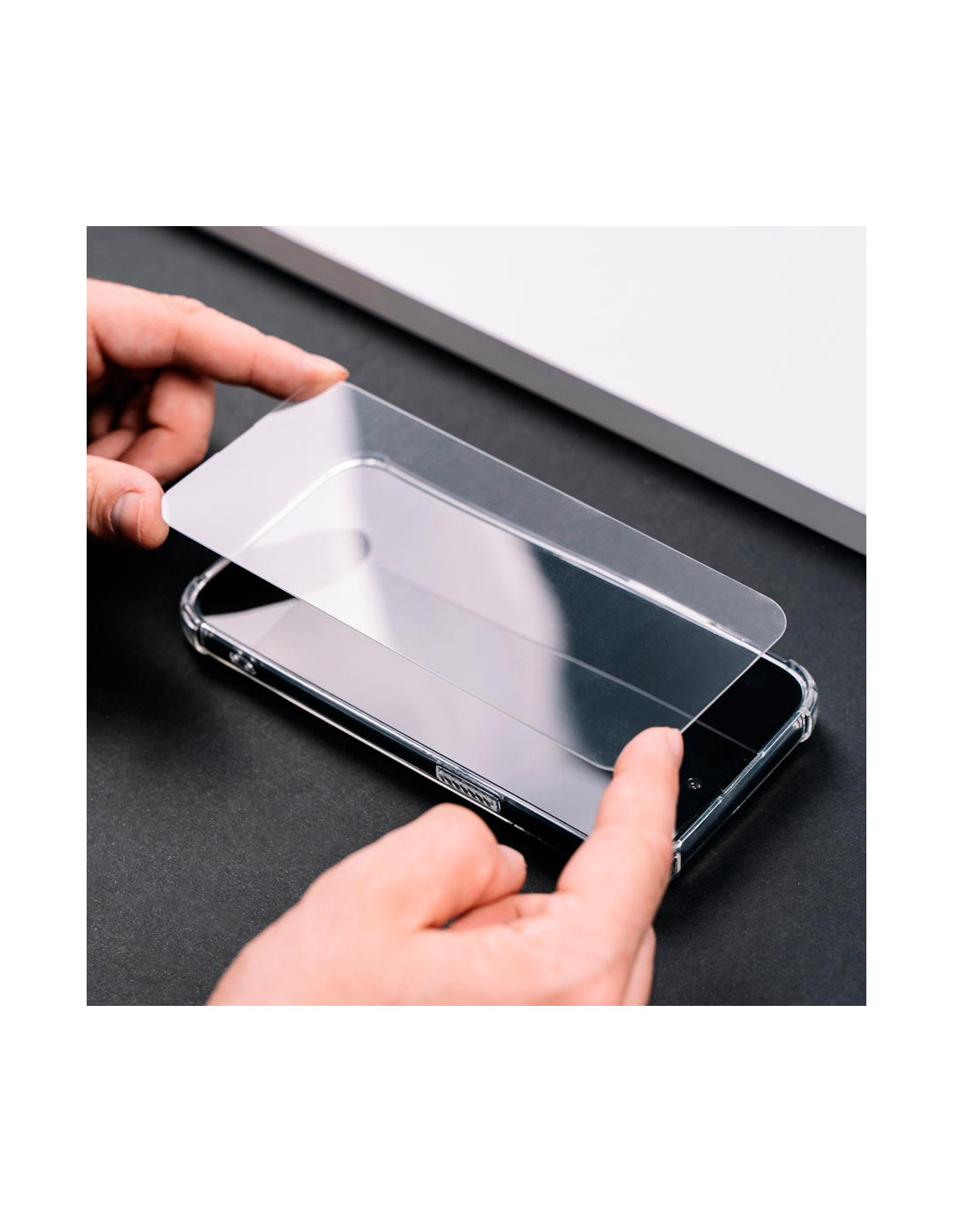 Protector de pantalla de cristal templado para iPhone 11 Pro Max.