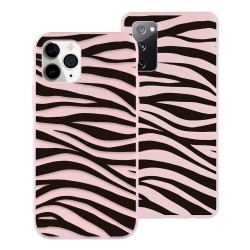 Funda Ultra Suave Rosa Dibujo Animal Print Cebra