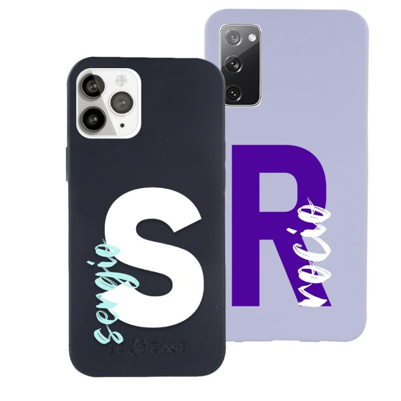 Funda Inicial Con Nombre Vertical A Mano - más de 400 móviles disponibles Funda Inicial Con Nombre Vertical A Mano - más de 400 móviles disponibles