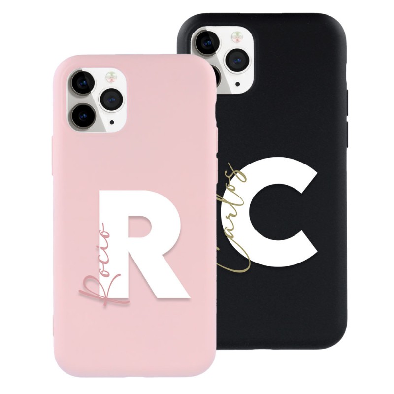 Funda Ultra Suave Inicial Con Nombre Vertical - Edición Limitada Funda Ultra Suave Inicial Con Nombre Vertical - Edición Limitada