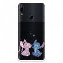 Funda para Huawei P Smart Z Oficial de Disney Angel & Stitch Beso - Lilo & Stitch