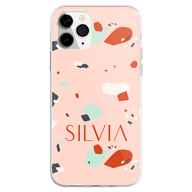 Funda Diseño Móvil Nombre Personalizado - Patrón Pinturas