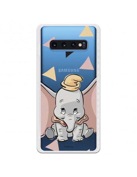 Funda para Oppo A79 5G Oficial de Disney Dumbo Silueta Transparente - Dumbo