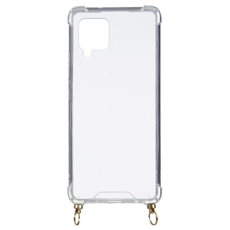 Funda Silicona Colgante Transparente para Samsung Galaxy A42 5G