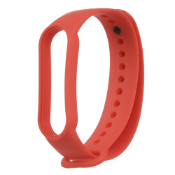 Correa de silicona lisa para Xiaomi Mi Band 4 Roja