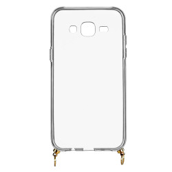 Funda Silicona Colgante Transparente para Samsung Galaxy J5