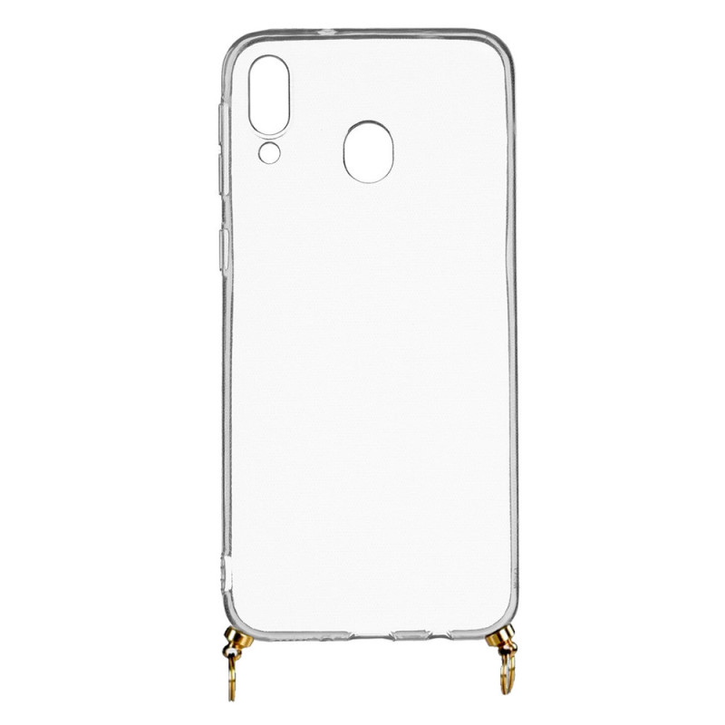 Funda Silicona Colgante Transparente para Samsung Galaxy M20