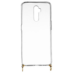 Funda Silicona Colgante Transparente para Realme X2 Pro