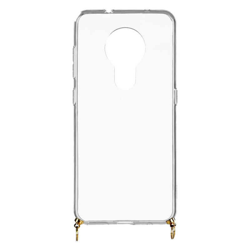 Funda Silicona Colgante Transparente para Nokia 7.2