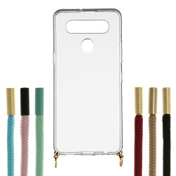 Funda Silicona Colgante Transparente para LG K51s