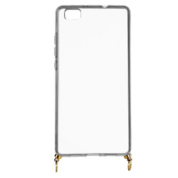 Funda Silicona Colgante Transparente para Huawei P8 Lite