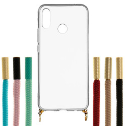 Funda Silicona Colgante Transparente para Huawei P Smart Plus