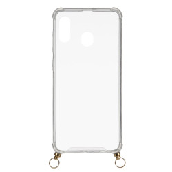 Funda Silicona Colgante Transparente para Samsung Galaxy A30