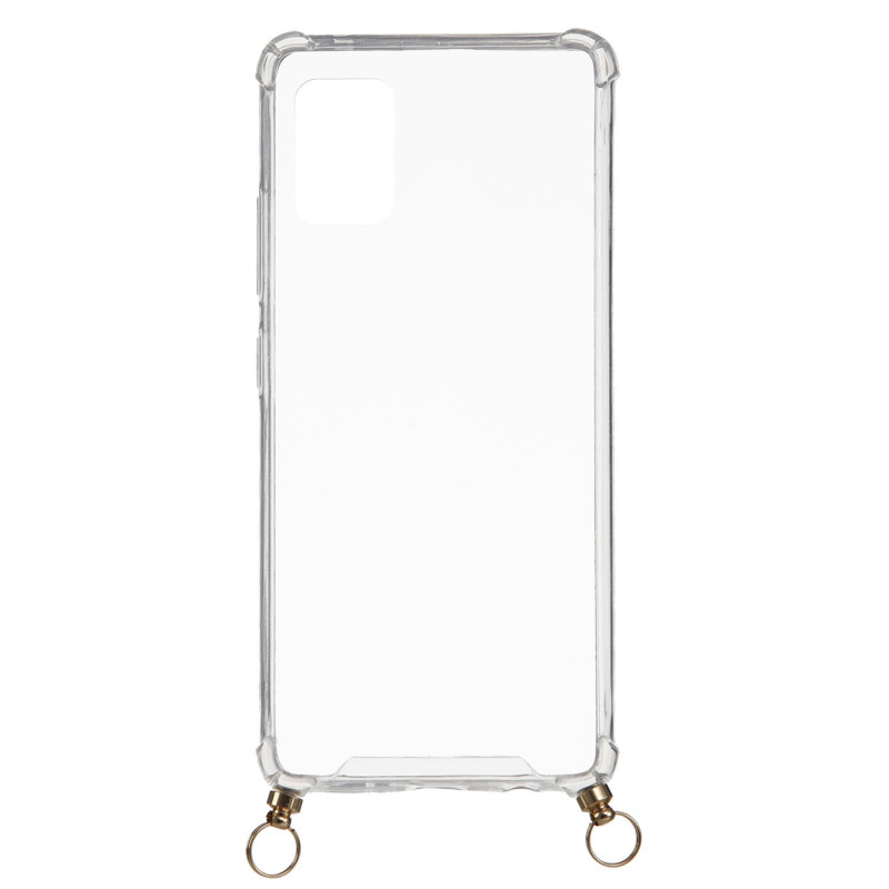 Funda Silicona Colgante Transparente para Samsung Galaxy A51