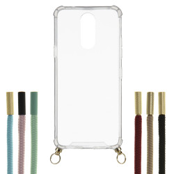 Funda Silicona Colgante Transparente para LG K40