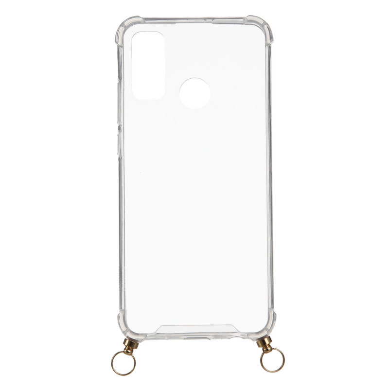 Funda Silicona Colgante Transparente para Huawei P Smart 2020