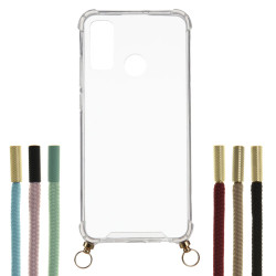 Funda Silicona Colgante Transparente para Huawei P Smart 2020