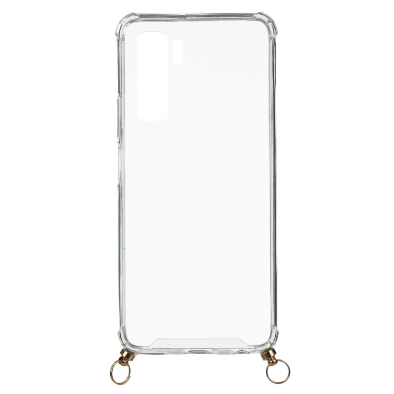 Funda Silicona Colgante Transparente para Huawei P40 Lite 5G