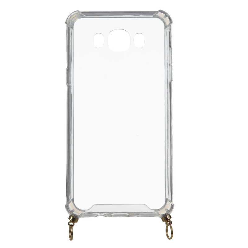 Funda Silicona Colgante Transparente para Samsung Galaxy J7 2016