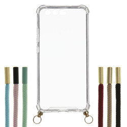 Funda Silicona Colgante Transparente para Huawei Ascend P10