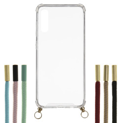 Funda Silicona Colgante Transparente para Samsung Galaxy A50